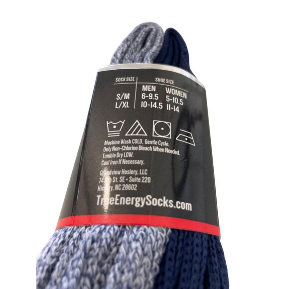 True Energy Infrared Technology Over The Calf Socks 2 Pair Size Small/Medium NEW - Picture 2 of 5